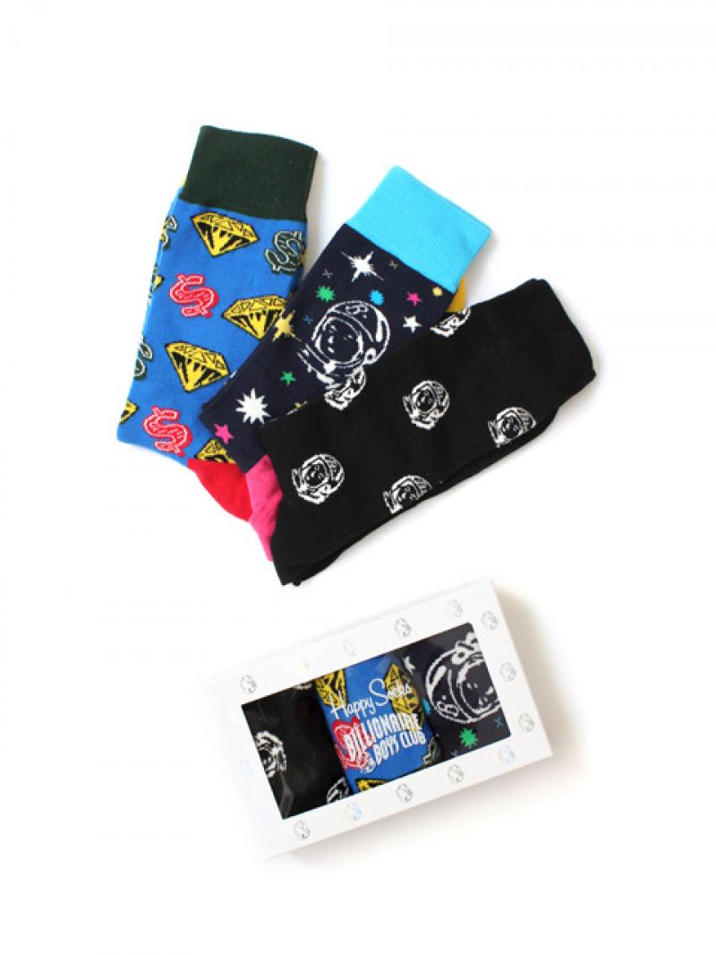 BILLIONAIRE BOYS CLUB x Happy Socks Box Set Socks