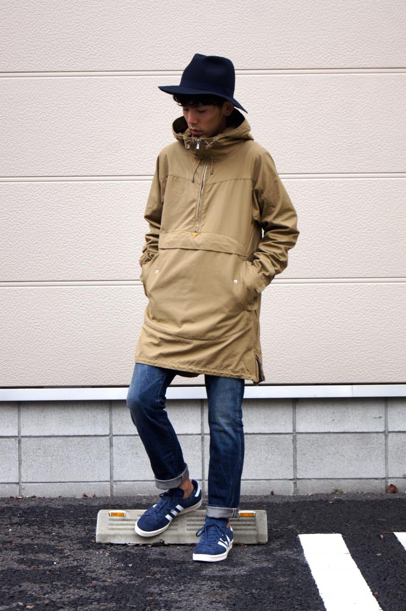 nonnative - STROLLER HOODED PULLOVER!!