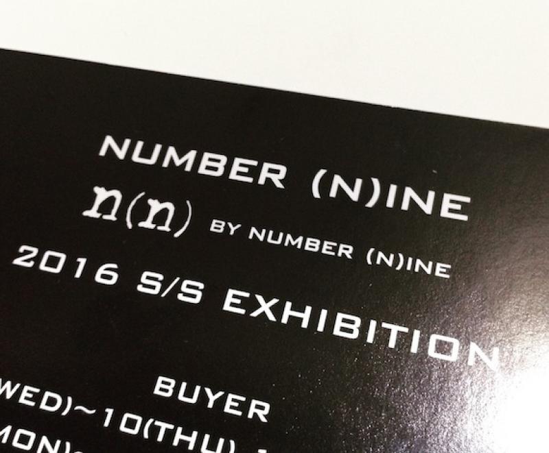 2016SS NUMBER NINE 16SS Ÿ ʥСʥͽ ղ  ͽ 