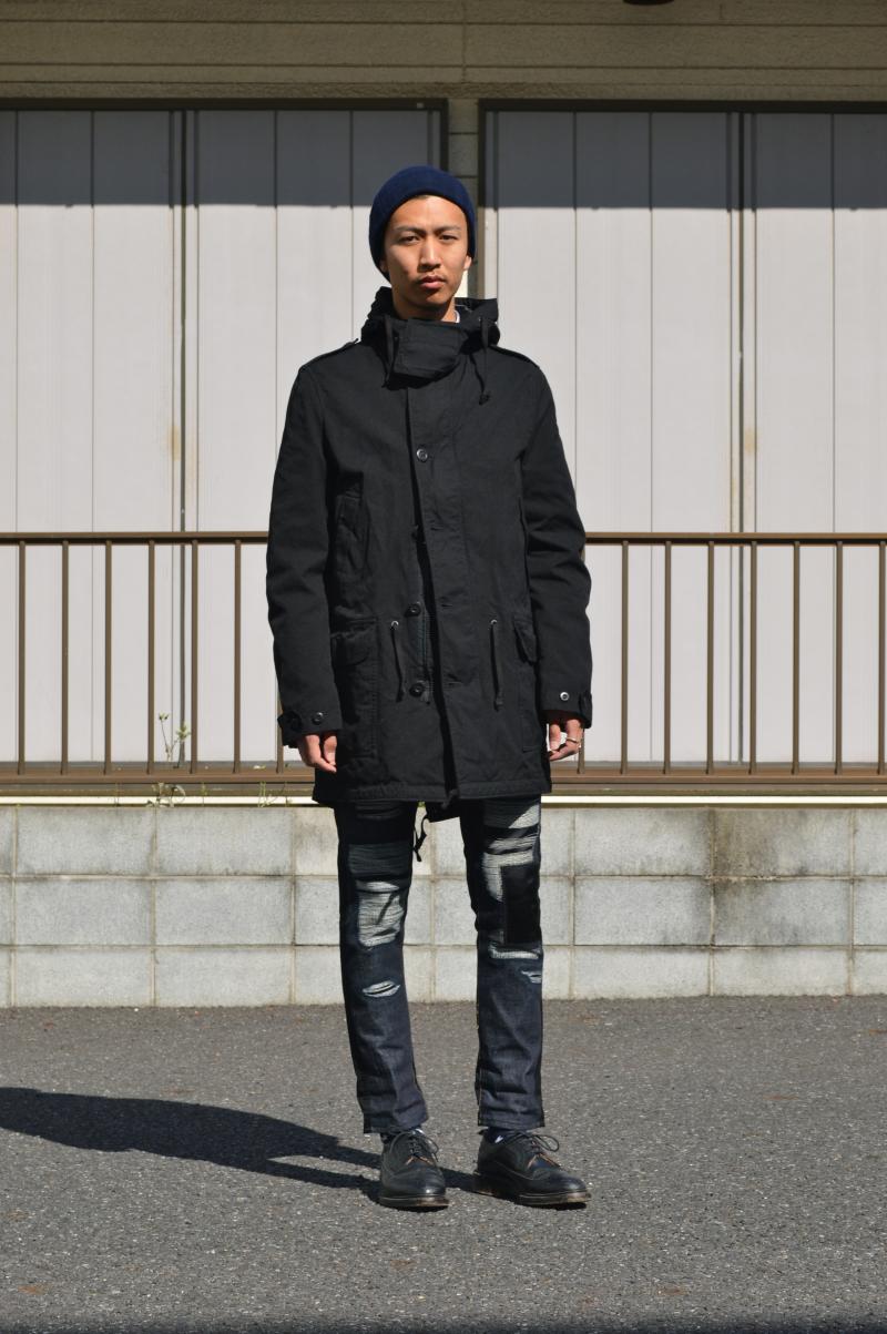 Mods Coat & Inner Down layered Style!!