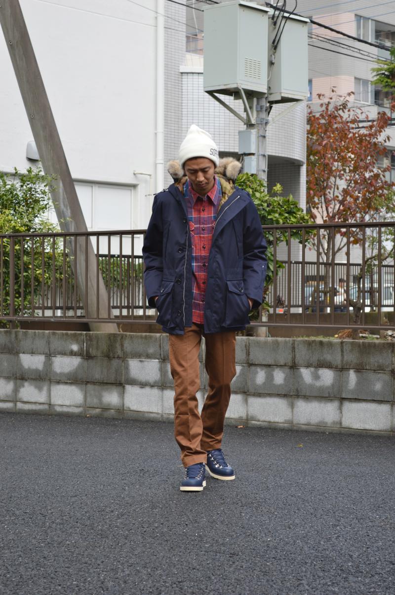 SOPHNET. - 2 LAYER WOOL FUR DOWN JACKET!!