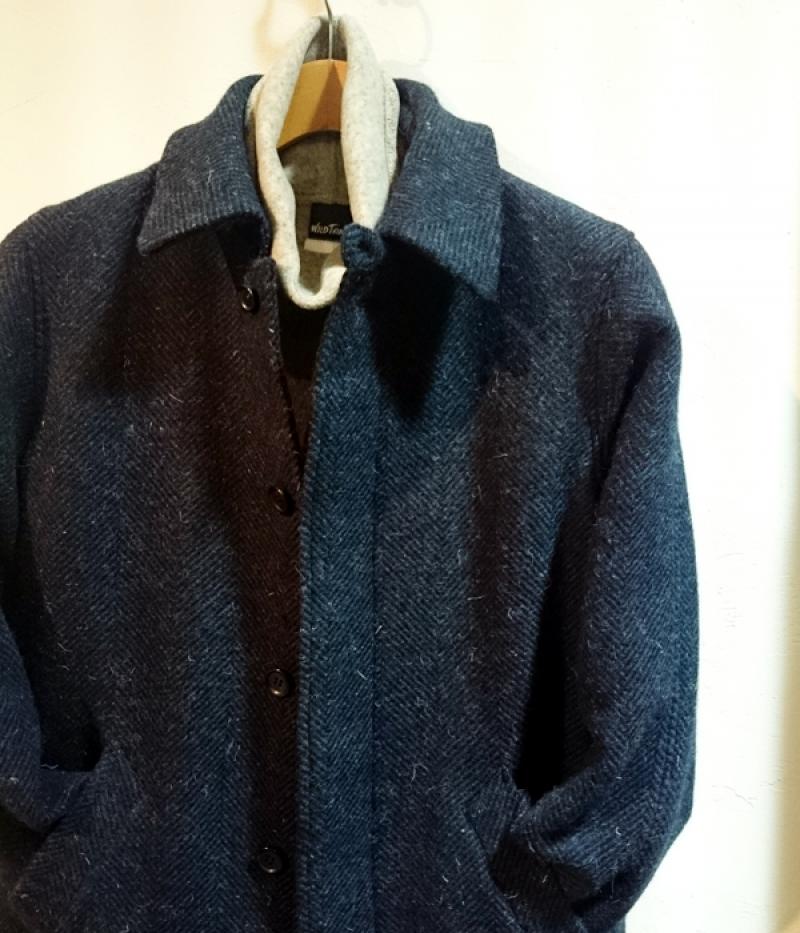 A.P.C.×fox brothers ヘリンボーンツイードウール コート rangers.bo.it