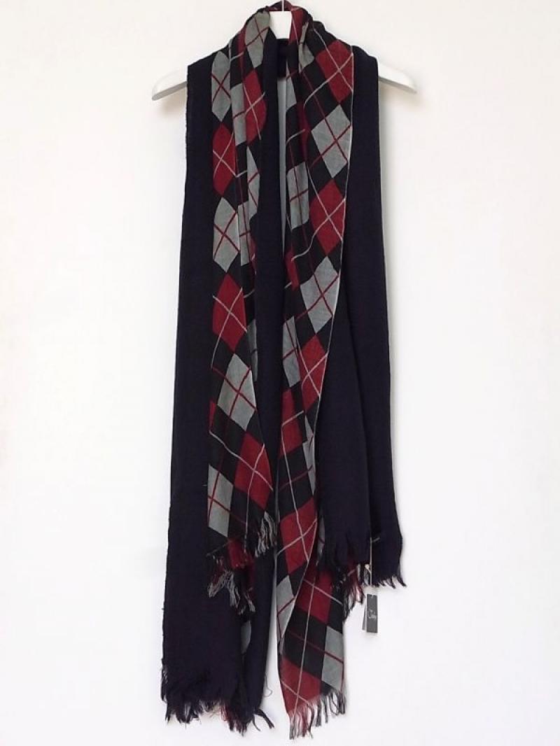 SALE!! John UNDERCOVER / 2 TONE ARGYLE STOLE