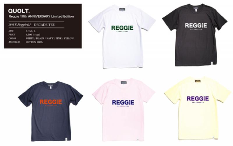 quoltReggieReggie 10th ANNIVERSARY Limited Edition TEEUP