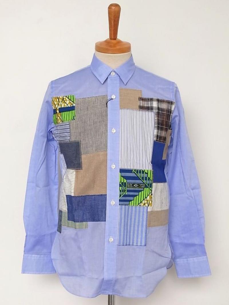 JUNYA WATANABE COMME DES GARCONS MAN / PATCHWORK L/S SHIRT