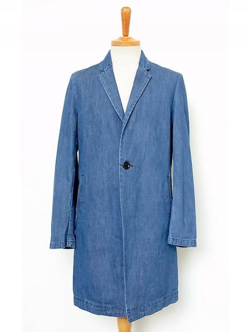 N.HOOLYWOOD / DENIM CHESTERFIELD COAT