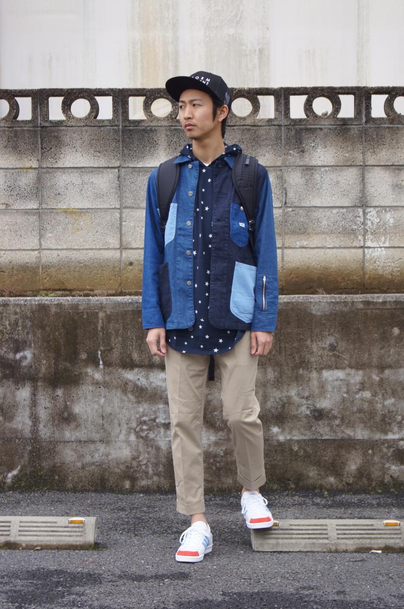 SOPHNET.  LEE - COLOR MIX LOCO JACKET