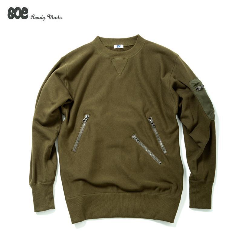 soe Crewneck Zip Sweat Shirt