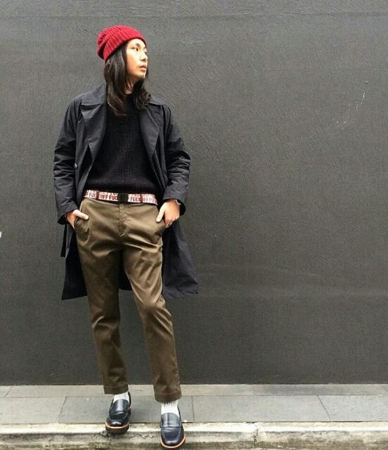 WYATT(磻å)36/2 WEST POINT STRETCH TAPERED PANTS  WY-3003!