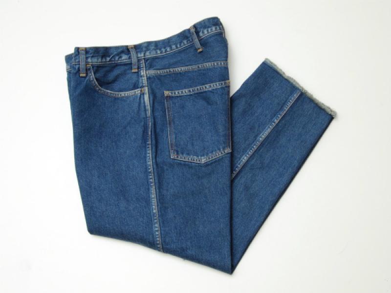 LIVING CONCEPT5POCKET CUTOFF WIDE TAPERED DENIM PANTS٤ޤ