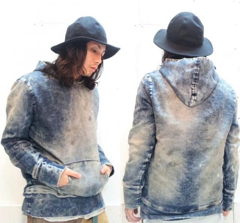 Varde77(Х77) KNIT DENIM DAMAGE PARKA VR16SS-ST-PK01! 