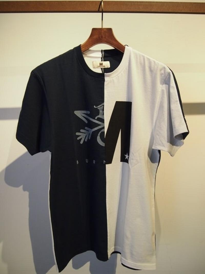 M/crew neck docking t-shirts (MBURNOUT) 