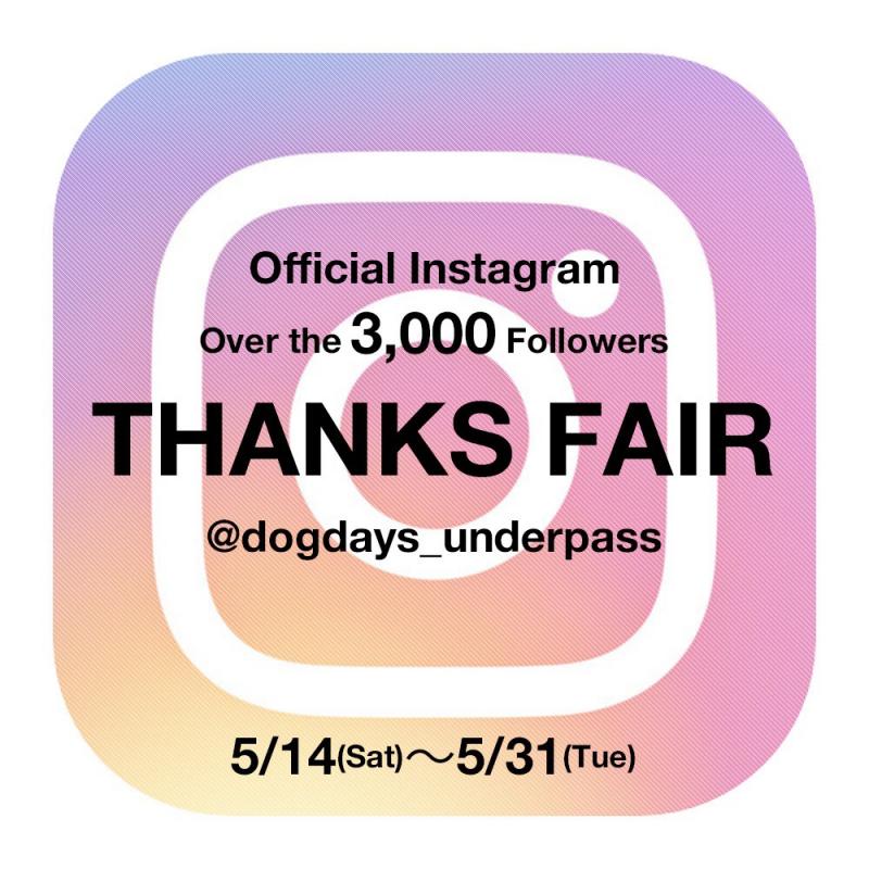  OFFICIAL Instagram 3,000 Followers THANKS Fair