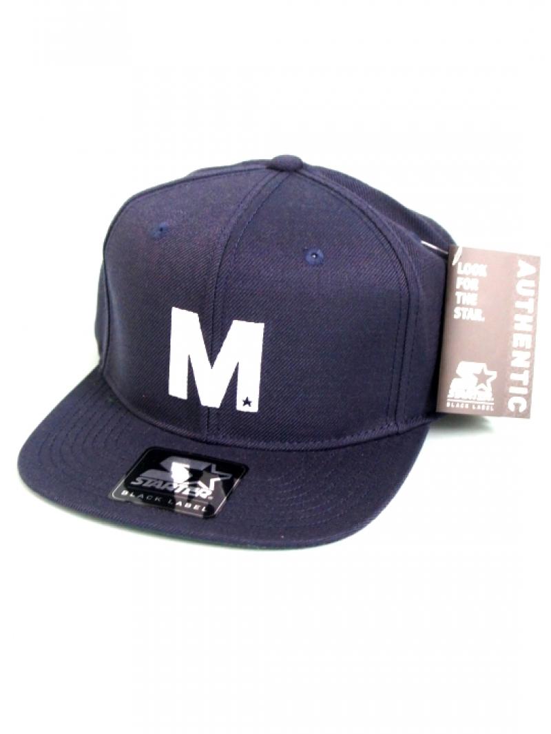 M/snapback cap(STARTER by M)(navywhite) 