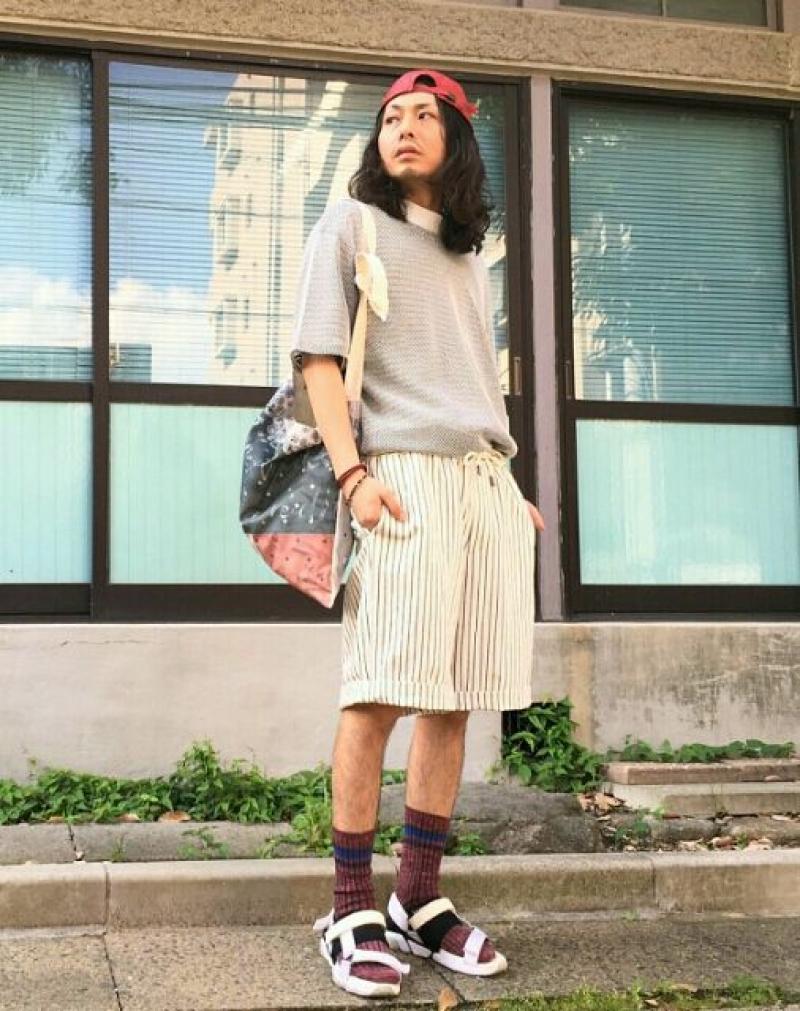 Ĥ鷺Ǥ!KIIT() C/L STRIPE BIG SHORTS KIA-P92-301! 