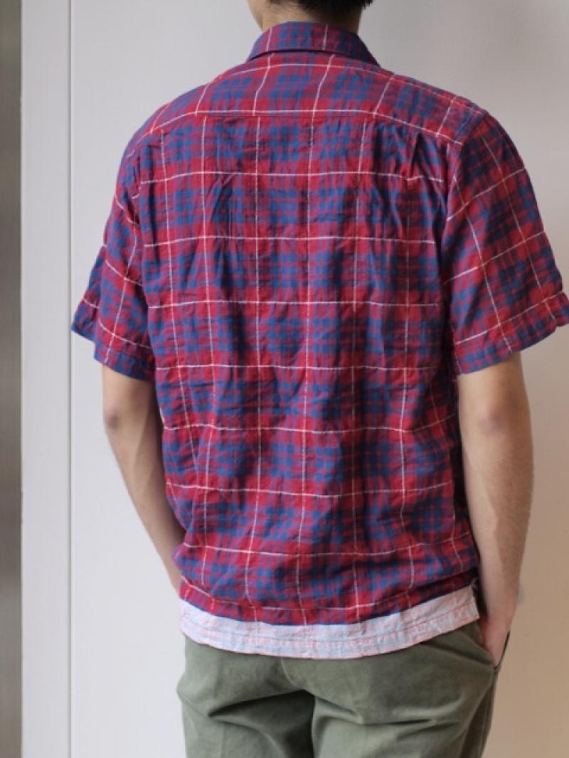 GOODENOUGHEDGE LINE CHECK S/S SHIRT