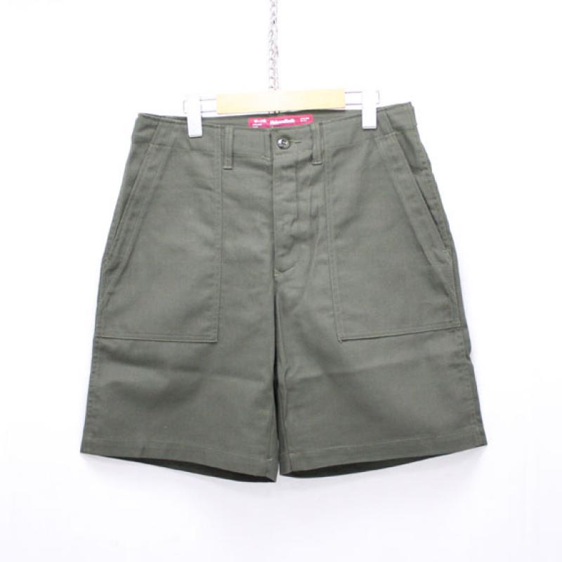 HIDE&SEEK Fatigue Short Pants (16ss):O D !!