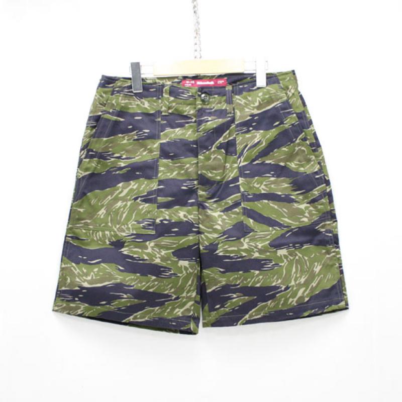 HIDE&SEEK Fatigue Short Pants (16ss):TIGER CAMO !!