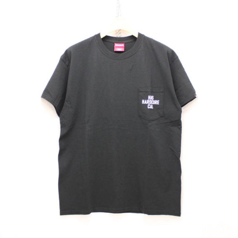 HIDE&SEEK HAS CAL Pocket S/S Tee:BLACK !!