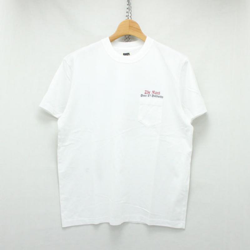 RATS EAGLE POCKET T-SHIRT:WHITE !!