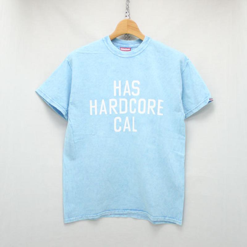 HIDE&SEEK HAS CAL Wash S/S Tee:SAX !!