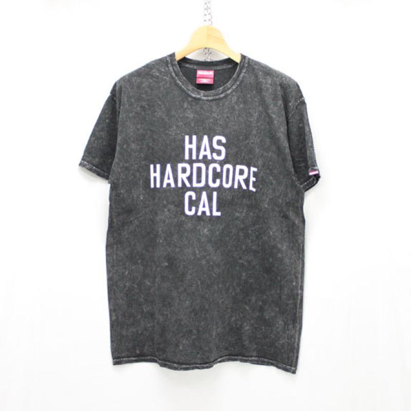 HIDE&SEEK HAS CAL Wash S/S Tee:BLACK !!