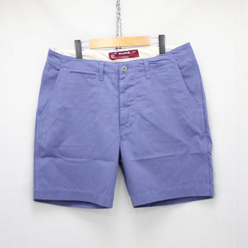 HIDE&SEEK Herringbone Shorts (16ss):BLUE !!