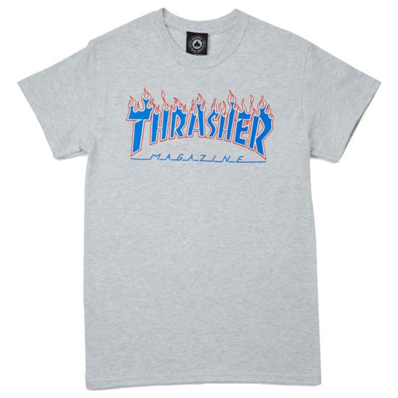 THRASHER PATRIOT FLAME T-SHIRT