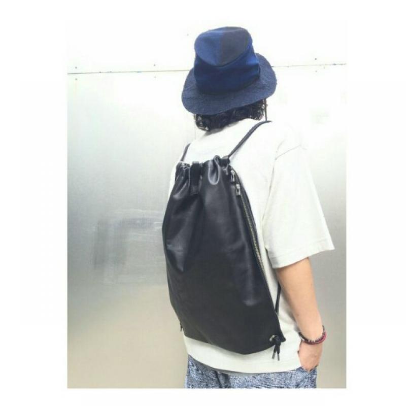 WYATT (磻å) MADE BY AKIYAMA LEATHER LEATHER GYM BAG WY-0019! 