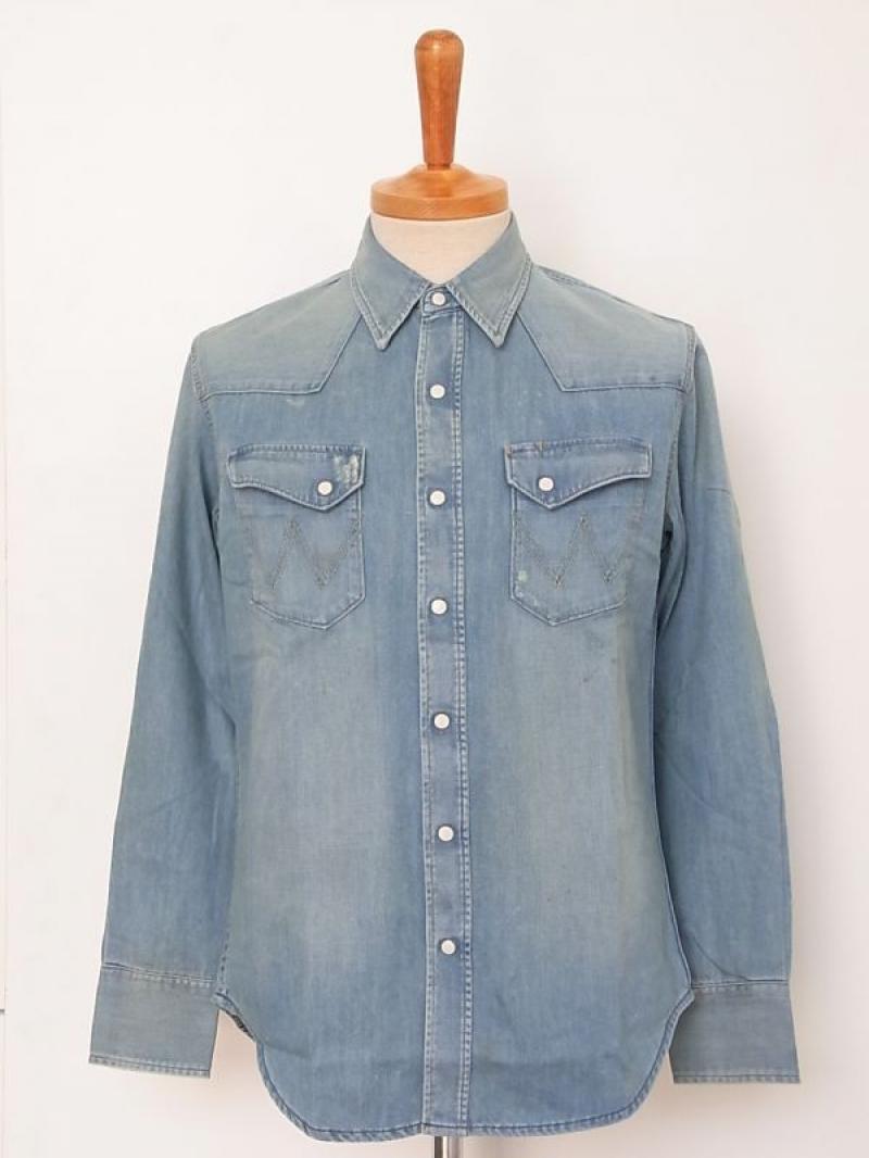 WACKOMARIA / WRANGLER 27MW WESTERN SHIRT HARD WASH(DRUNKARDS DREAM)