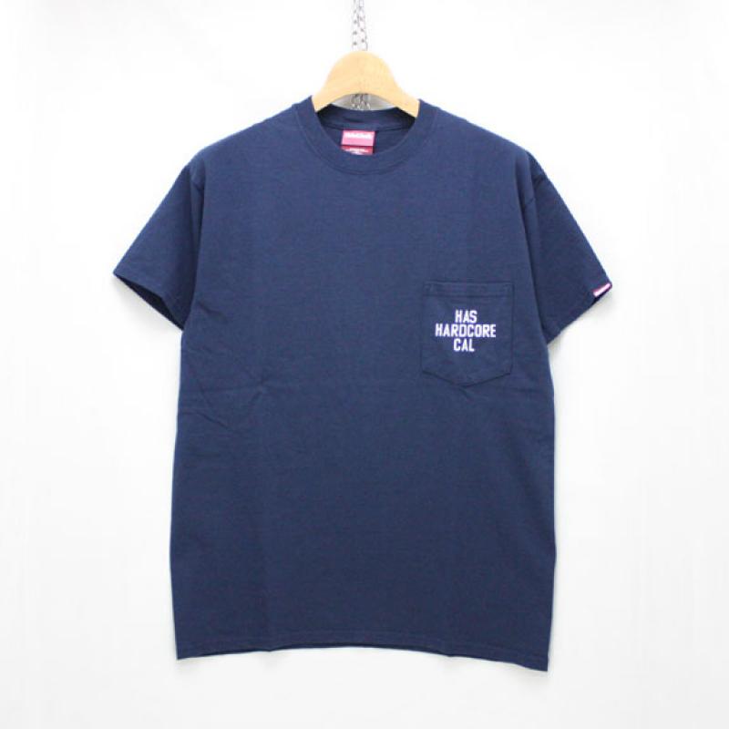 HIDE&SEEK Eagle Pocket S/S Tee:NAVY !!