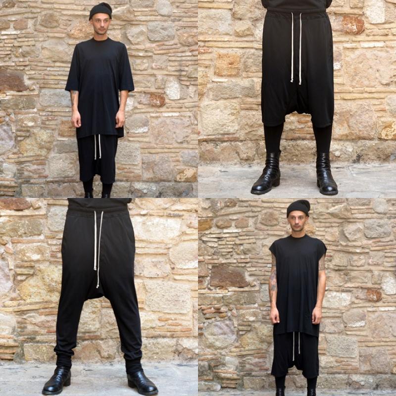 ベルギー製 rickowens クロップドサルエルパンツ - 通販 - linnke.com.br