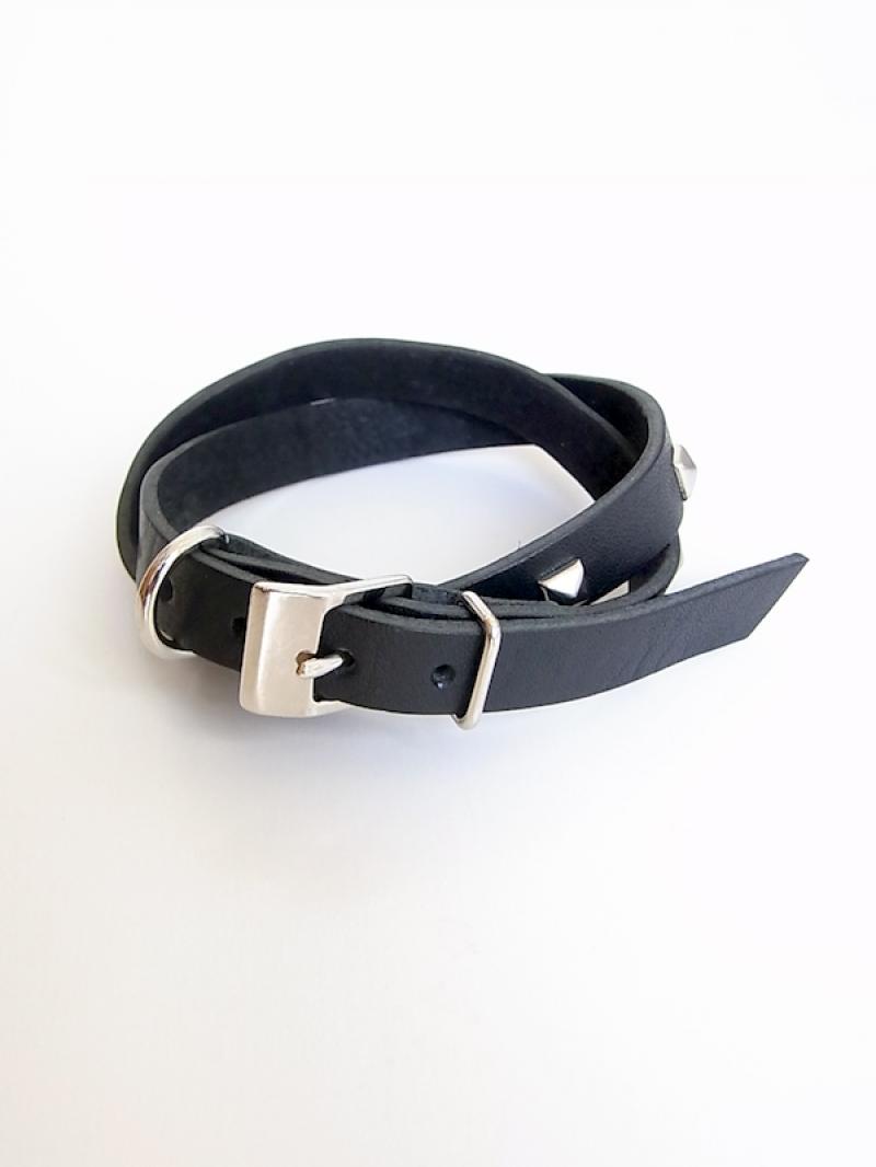 JOHN UNDERCOVER / MINI STUDS LEATHER BRACELET