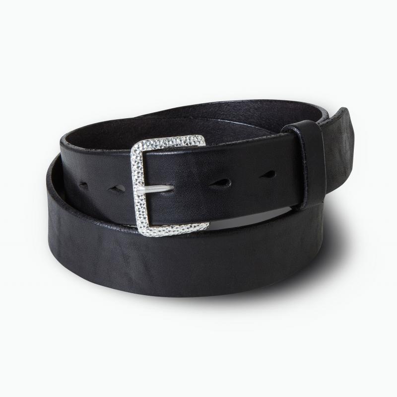 PHIGVELե٥ / LEATHER BELT/BLACK