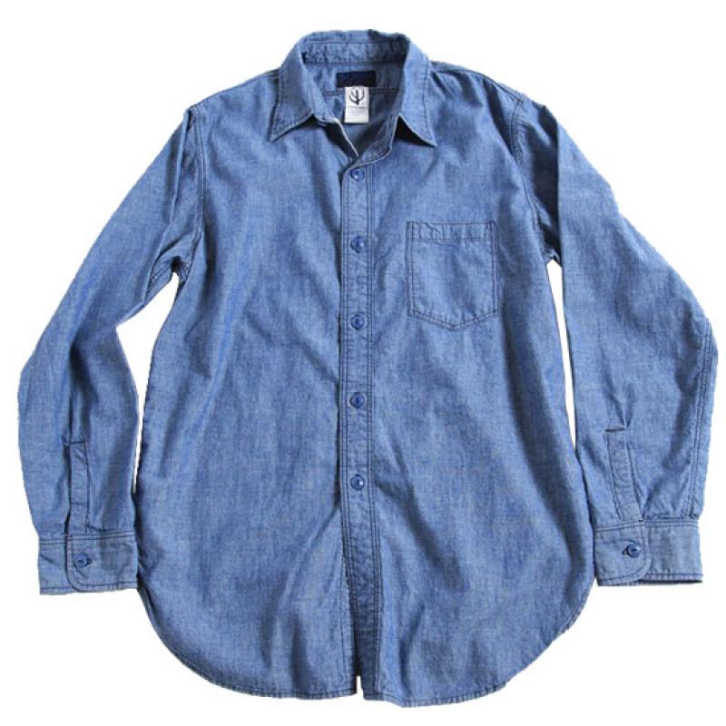 CORONA NAVY 1POCKET SHIRT