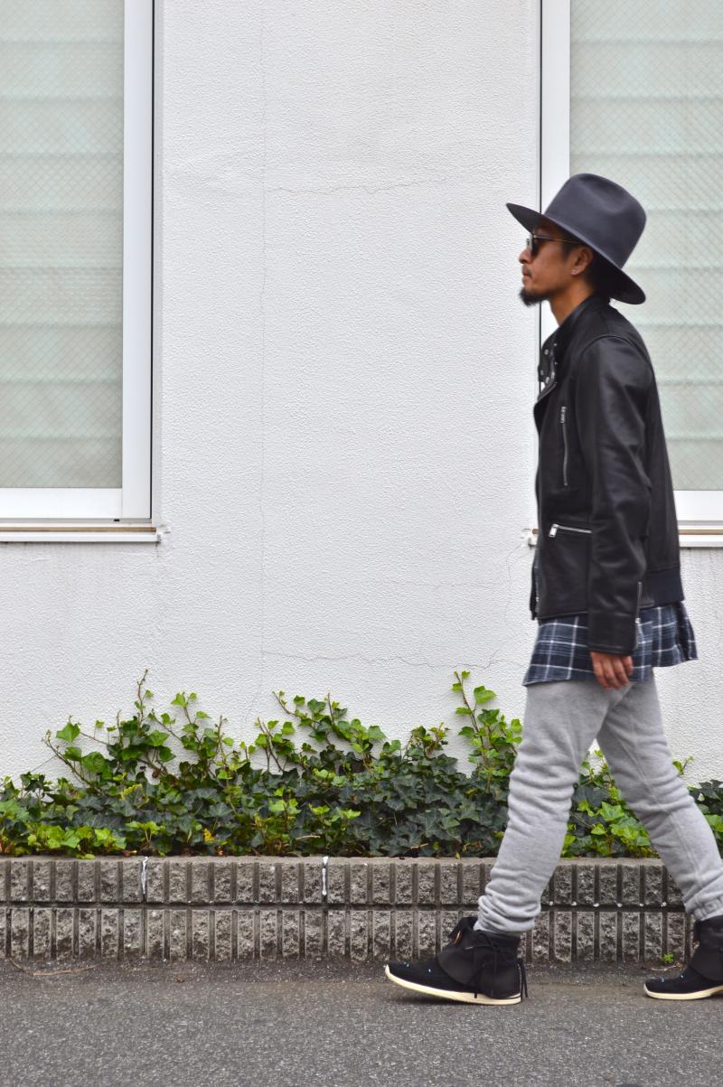 BIKER BLOUSON COW LEATHER