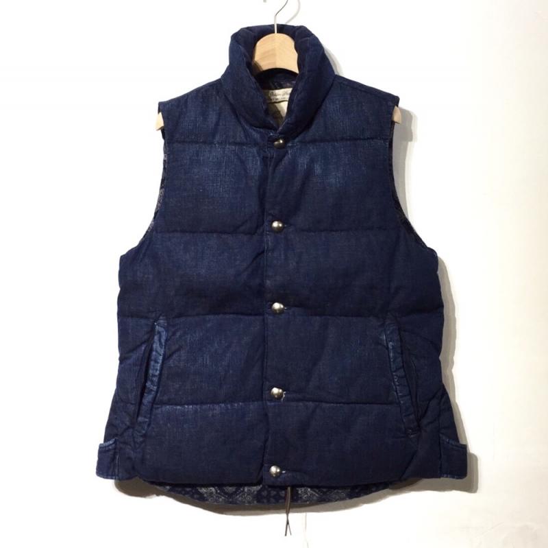 Remi Relief/ߥ꡼ | INDIGO DENIM Down VestColor:Blue