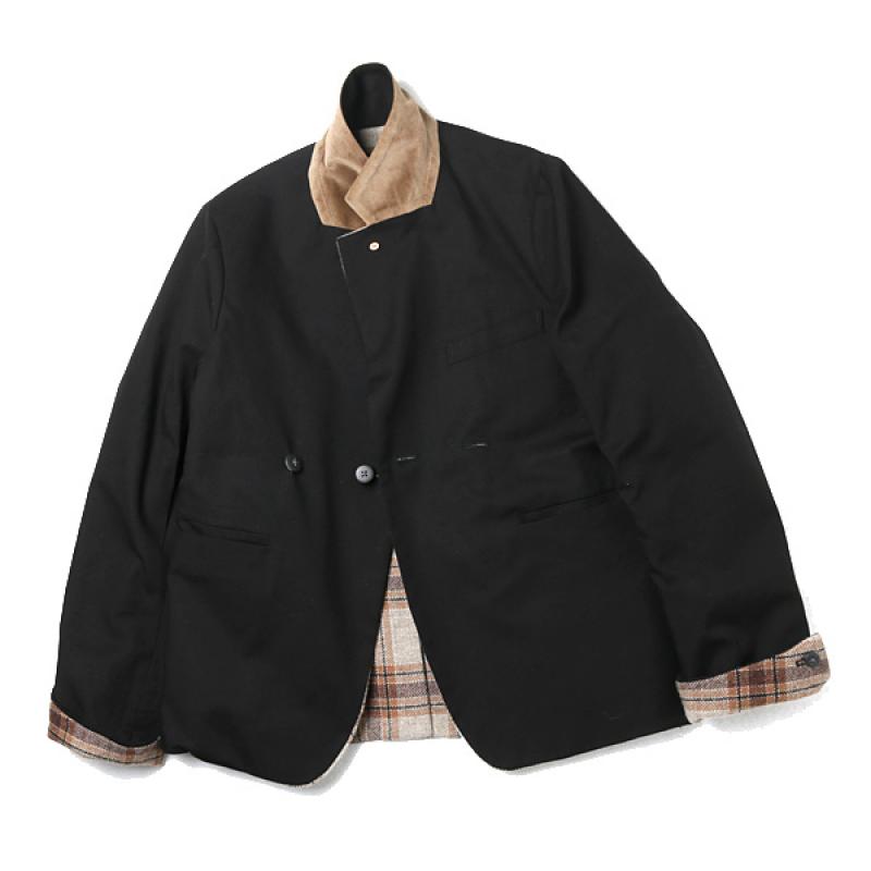 SUNSEA  "Check Reversible Jacket"