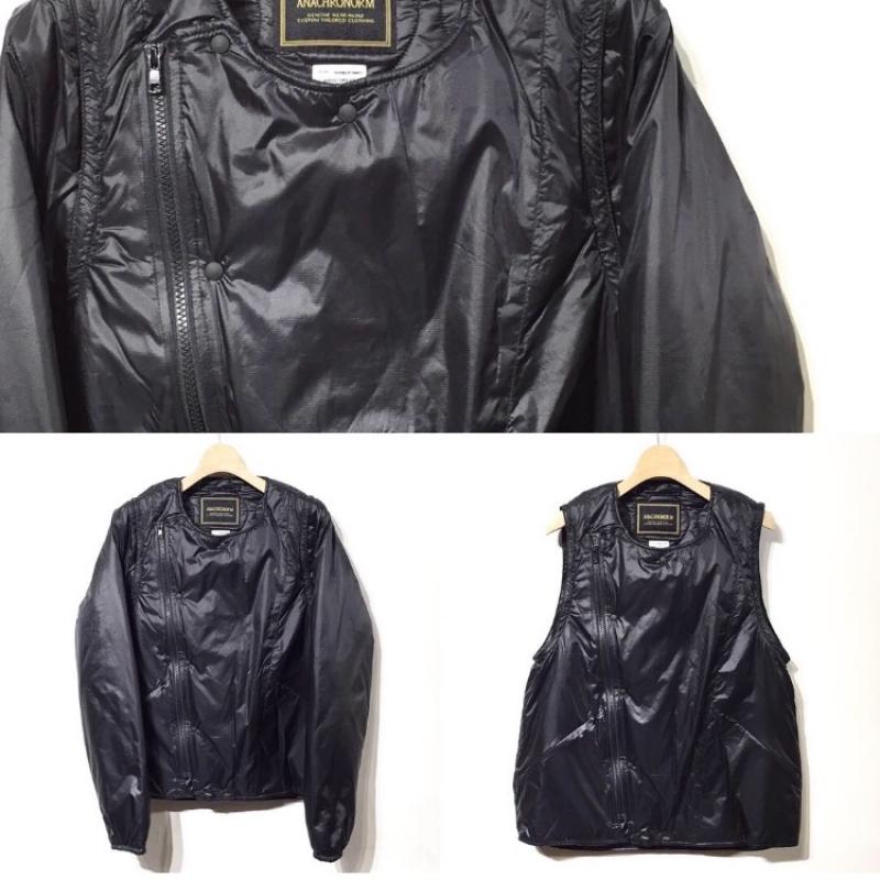  Anachronorm/ʥΡ | QUILTED RIPSTOP NYLON Riders JacketColor:Black