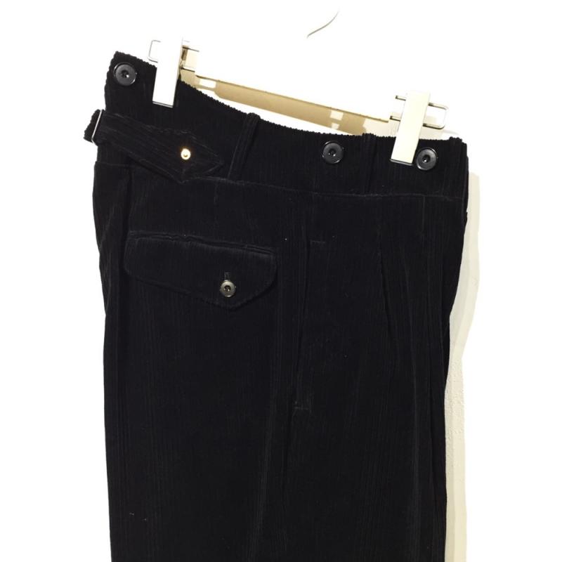 Anachronorm/ʥΡ | WIDE WALE CORDUROY Buggy TrousersColor:Black