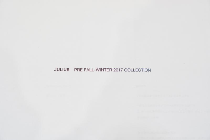 [Exhibition] JULIUS Pre 17FW Collection