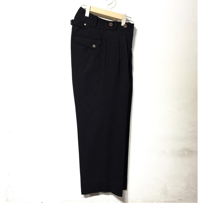 Anachronorm/ʥΡ | BOILED WOOL Buggy TrousersColor:Black