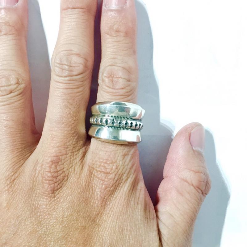 Indian Jewelry/ǥ󥸥奨꡼ | NAVAJO Silver RIngArtist:ϥ꥽󥸥