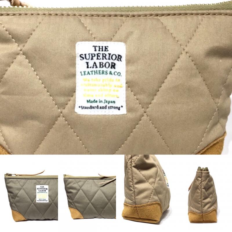 The Superior Labor/ڥꥪ쥤С | QUILTING Pouch SColor:BeigeKhaki