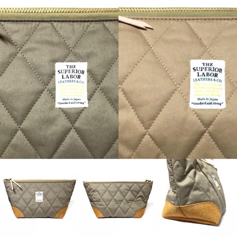The Superior Labor/ڥꥪ쥤С | QUILTING Pouch XLColor:BeigeKhaki