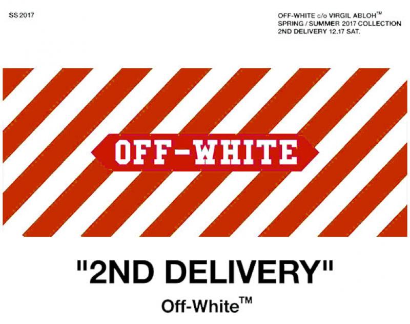 "OFF-WHITE c/o VIRGIL ABLOH" 2017SS Collection 2ND DELIVERY