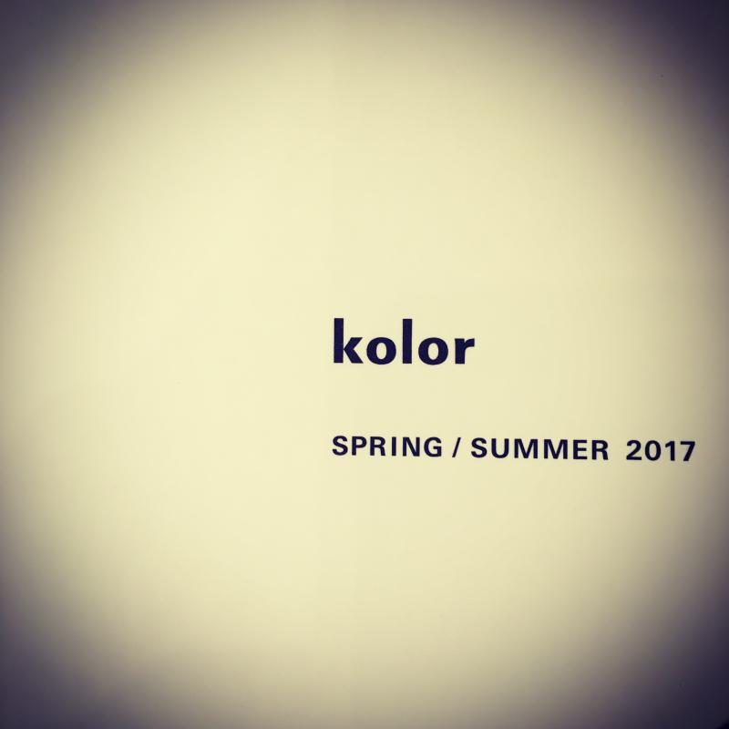 kolor S/S 2017 COLLECTION Coming Soon...