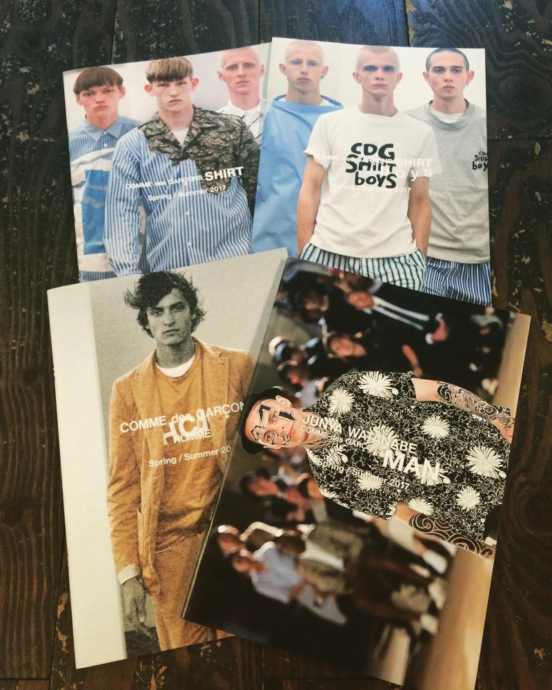 COMME des GARCONS Brands S/S 2017 Look Book.