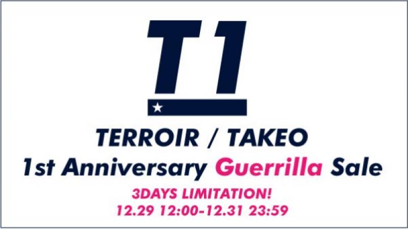 TERROUR/TAKEO 1st Anniversary Guerrilla SALE