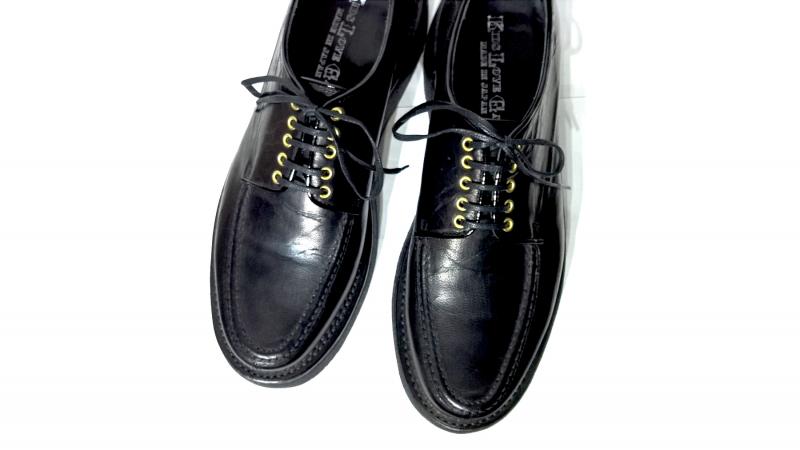 Kids Love Gaite/å֥ | OIL LEATHER U-TIP ShoesColor:Black